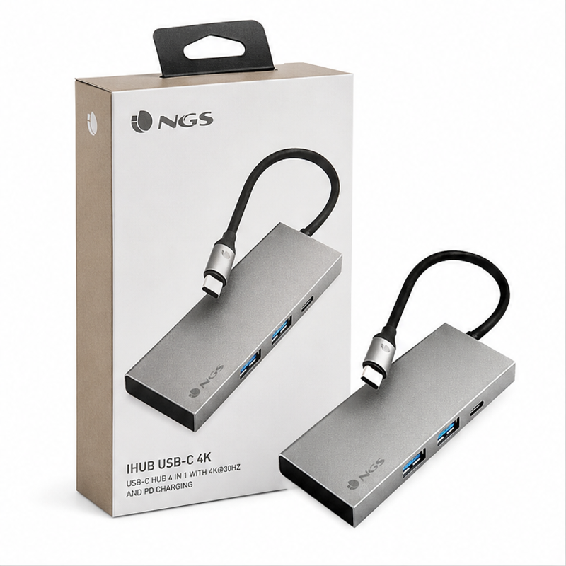NGS Wonder Dock 4 Pro hub USB-C 4 ports