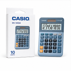 Casio MS-100EM desk calculator, 10-digit LCD