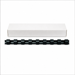 Fellowes canutillos plastiques 16 mm noirs x100