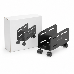 Aisens support CPU ajustable noir avec roulettes