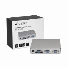 Aisens répartiteur SVGA 2 moniteurs alimenté