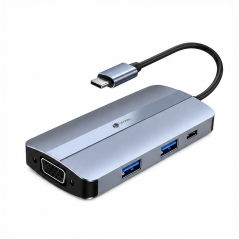 Leotec station d'accueil USB-C 7 en 1