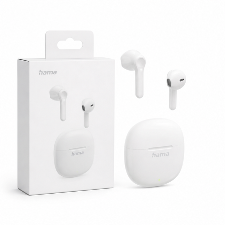 Hama Action One écouteurs Bluetooth blanc | USB-C