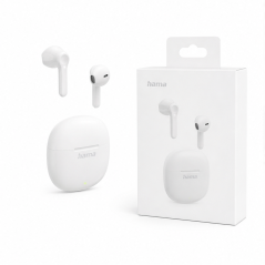 Hama Action One écouteurs Bluetooth blanc | USB-C