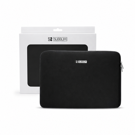 Housse Subblim Skin néoprène 15,6" noire