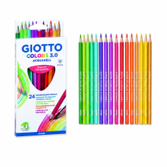 Giotto Colors 3.0 Acquarell 24 crayons aquarellables