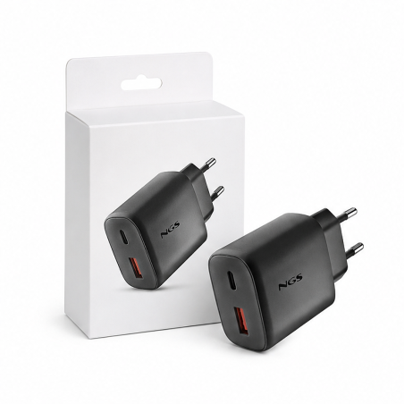 NGS ERA 45W Black chargeur mural GaN 45W