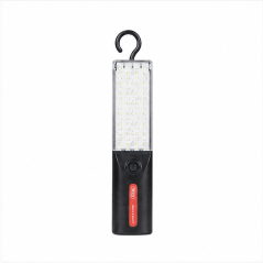 XO YH17 Black LED Solar Flashlight with Hook