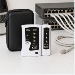 Nanocable testeur RJ11/RJ12/RJ45 avec housse