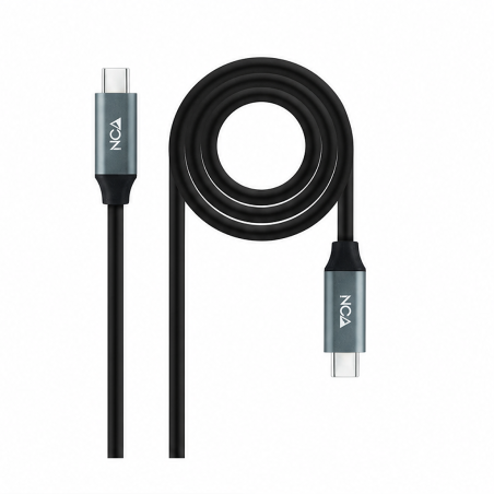 Nanocable Câble USB 3.2 Gen2x2 USB-C mâle/mâle 0,5 m noir
