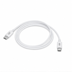 Subblim Cable Plus USB-C 100 W 1 m blanc