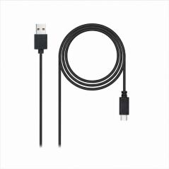 Câble USB 2.0 Nanocable USB-C vers USB-A, 3 m, noir