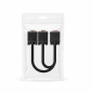 Nanocable SVGA splitter cable VGA/M to 2 VGA/F, black, 45 cm