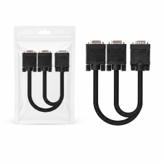 Nanocable câble répartiteur SVGA VGA/M-2 VGA/F 45 cm