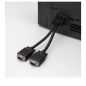 Nanocable câble répartiteur SVGA VGA/M vers 2 VGA/F, noir, 45 cm