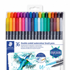 Staedtler 3001 étui de 36 feutres aquarellables