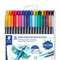 Staedtler 3001 étui de 36 feutres aquarellables double pointe