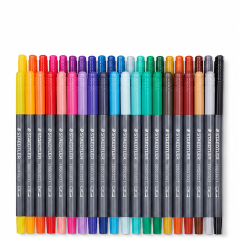 Staedtler 3001 pack of 36 watercolour brush pens