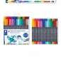Staedtler 3001 pack of 36 double-ended watercolour brush pens