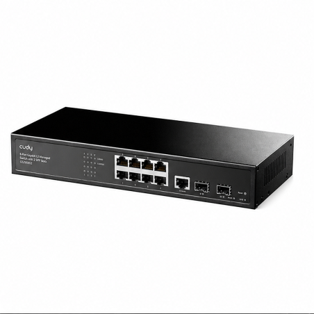 Cudy GS2008S2 Switch administrable Gigabit 8 ports avec 2 SFP