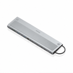 Aisens Dock USB-C 12 en 1 gris 30 cm