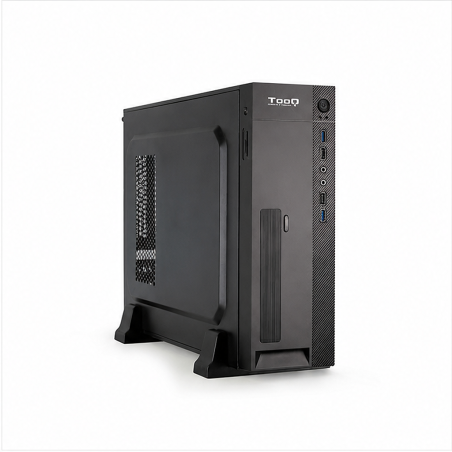 Boîtier Slim Micro-ATX Tooq TQC-3008U3C 500 W lecteur de cartes