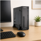 Tooq TQC-3008U3C Slim Micro-ATX Case 500W Card Reader