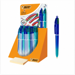 BIC 4 Couleurs Smooth Gradient, présentoir 30 stylos