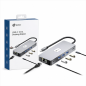 Leotec 10-in-1 USB-C Adapter Gray