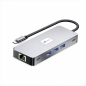 Leotec 10-in-1 USB-C Adapter Gray