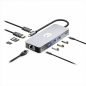 Leotec Adaptateur USB-C 10 en 1 gris