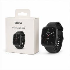 Hama Smartwatch 4000 Black - 1.65" Bluetooth Watch
