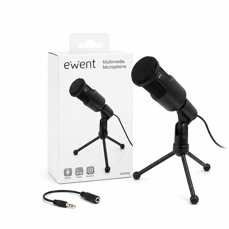 Microphone multimédia Ewent EW3552