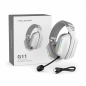 Casque gaming Coolsound G11 Bluetooth RGB blanc