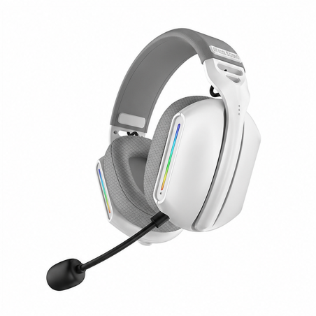 Casque gaming Coolsound G11 Bluetooth RGB blanc