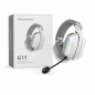 Casque gaming Coolsound G11 Bluetooth RGB blanc