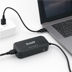 Tooq chargeur portable 90W, 12 connecteurs