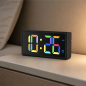 Hama Ibiza digital alarm clock with multicolor display