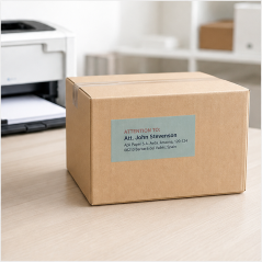 Apli translucent A4 labels, 20 sheets