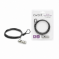 Ewent EW1243 laptop security cable with combination lock