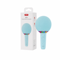 XO BE50 micro sans fil karaoké bleu Bluetooth 5.3