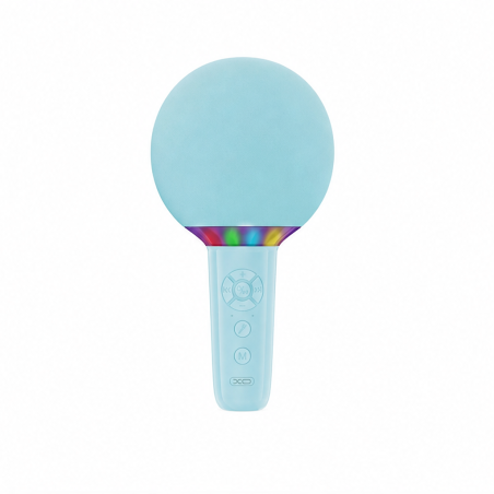 XO BE50 Microphone sans fil karaoké bleu