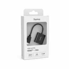 Adaptateur HDMI vers VGA Hama Essential avec audio