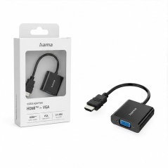 Adaptateur HDMI vers VGA Hama Essential avec audio