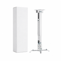 Support projecteur Aisens blanc inclinable et extensible