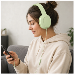 Casque Hama Fun C USB-C vert | Hama