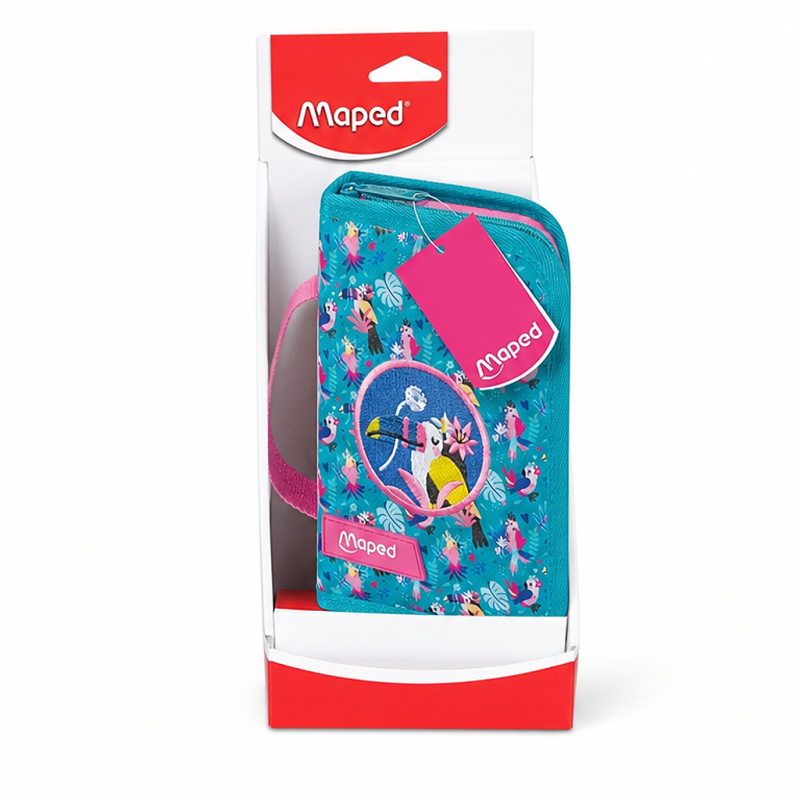 Maped Tropical trousse scolaire 31 pièces