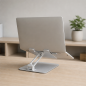 Aisens Adjustable Desk Stand for Laptop and Tablet 7"-13" Silver