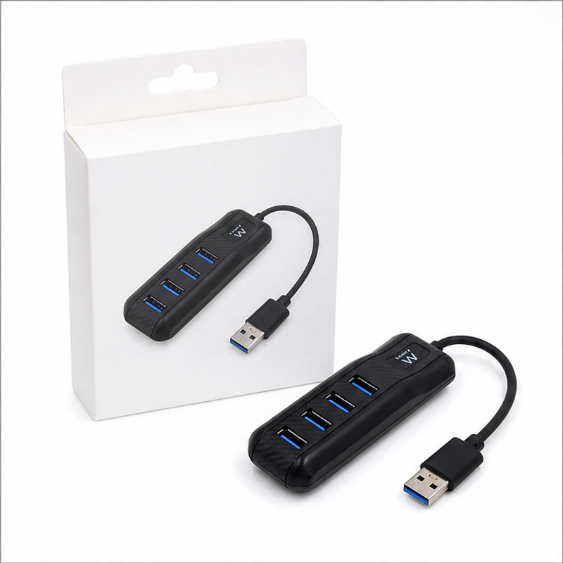 Ewent EW1138 Hub USB 3.2 Gen1 à 4 ports