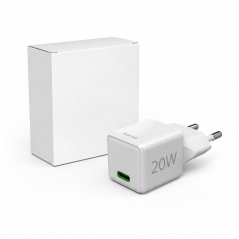 Hama chargeur USB-C 20 W blanc | recharge rapide